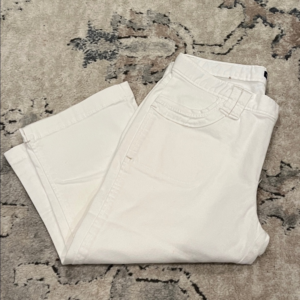 GAP Kids Casual White Pedal Pusher Bottoms